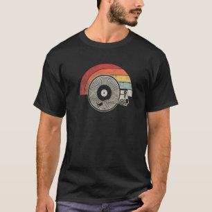 Camiseta Leitor de Música Coletor Vintage Retro Vinil Recor