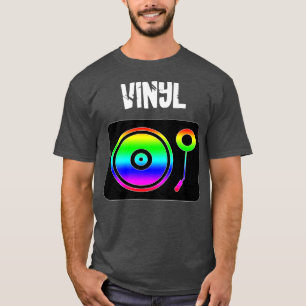 Camiseta Leitor de Música do Vinyl LGBT Vintage Record Turn