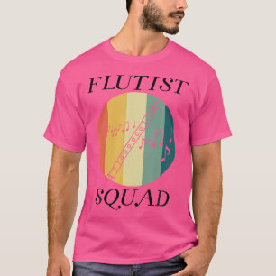 Camiseta Leitor de Música Flutuante da Orquestra Flutist