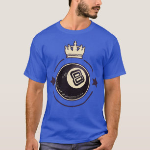 Camiseta Leitor de Piscina da Tela de Bilhar 8
