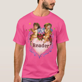 Camiseta Leitor de presentes de festa de casamento anjos ch