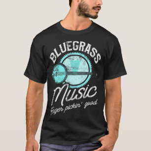 Camiseta Leitor de Violão de Música Bluegrass e Banjo Inst 