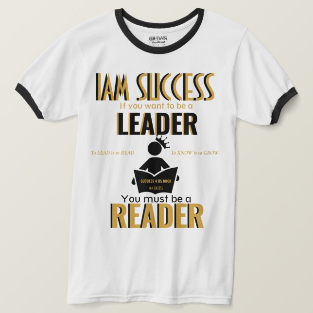 CAMISETA LEITOR LEADER (Frente do Design)