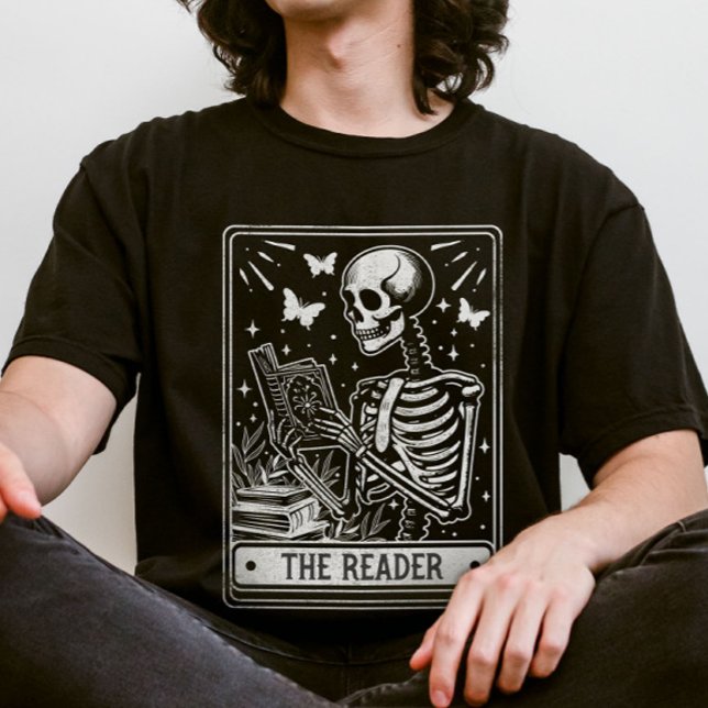 Camiseta Leitor Leitura do Booklover Halloween (Criador carregado)