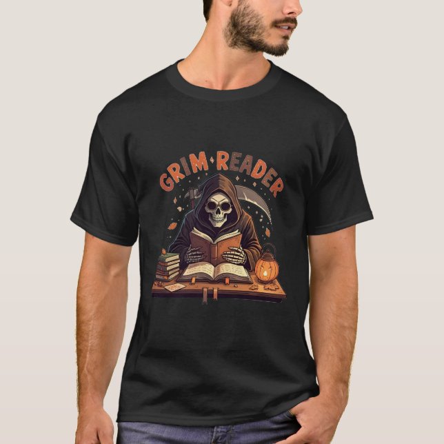 Camiseta leitor negro (Frente)