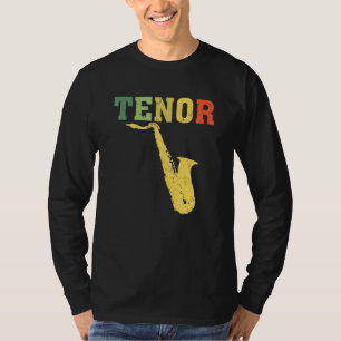 Camiseta Leitor Tenor Saxofone Jazz