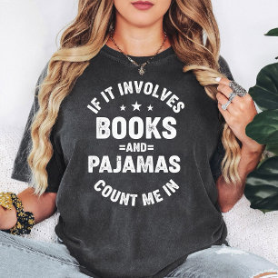 Camiseta Leitora Books & Pajamas Count Me In