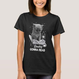 Camiseta Leitores do Livro em Lover Lerão Leitura de Gato d