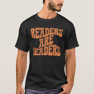 Camiseta Leitores São Líderes Da Vintage Book Lendo Profess