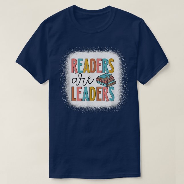 Camiseta Leitores São Líderes Do Livro De Professores Inspi (Frente do Design)