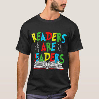Camiseta Leitores são líderes lendo livro amante professor