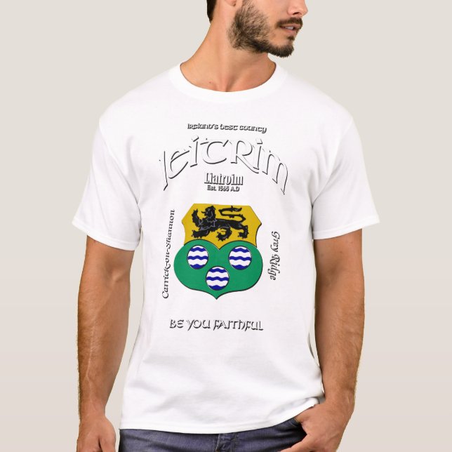 Camiseta Leitrim Ireland Crest T-Shirt (Frente)