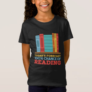 Camiseta Leitura - 100% de chance de ler livros engraçados