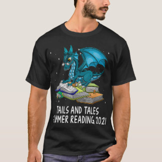 Camiseta Leitura Bibliotecária De 2021 De Tails E Histórias
