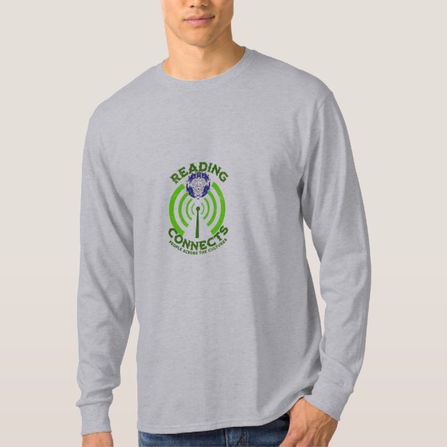 Camiseta "Leitura Conecta Pessoas Entre Culturas - Sl Longo (Frente)