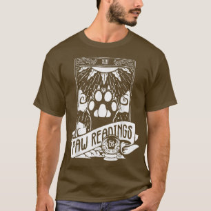 Camiseta Leitura Da Lua De Crescente De Placa De Tarô E Da