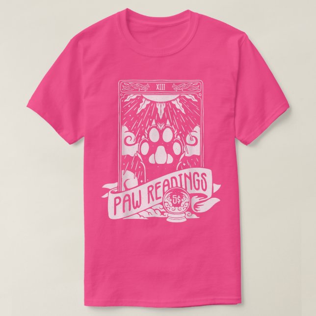 Camiseta Leitura Da Lua De Crescente De Placa De Tarô E Da  (Frente do Design)