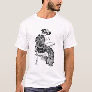 Camiseta Leitura da menina de Gibson