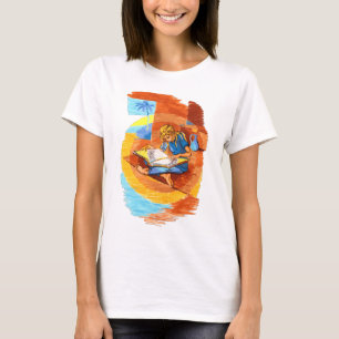 Camiseta Leitura da mulher artística