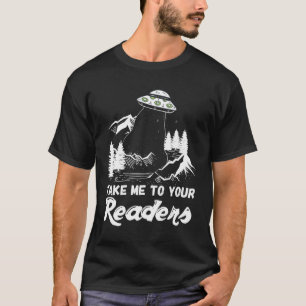 Camiseta Leitura de Alienígenas da Biblioteca de Professore