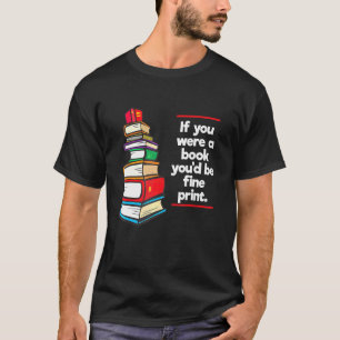 Camiseta Leitura de Bookworm Lendo Livros