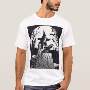 Camiseta Leitura de bruxas gótica: Vintage Dark Academia T-