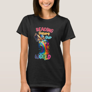 Camiseta Leitura de cores no nosso mundo (aura ouro) Leitur