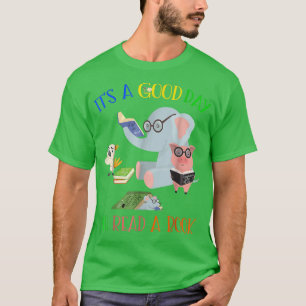 Camiseta Leitura De Elefante E Pig Book Amplia A Amizade Bo