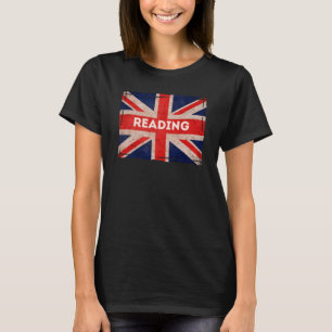 Camiseta Leitura de Flag Berkshire Town Nascer Bred