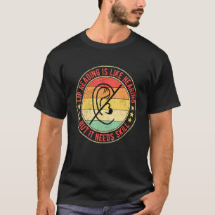 Camiseta Leitura De Lip De Orgulho Surdo É Como Ouvir, Mas