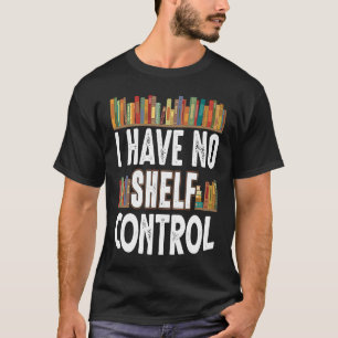 Camiseta Leitura De Livro Sem Livro De Controlo De Pratelei