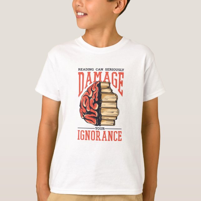 Camiseta Leitura de livros (Frente)