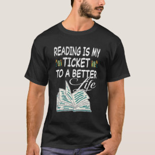 Camiseta Leitura de Livros Biblioteca de Literatura Livros