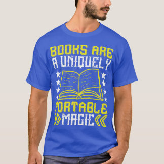 Camiseta Leitura de Livros É Mágica Portátil 2