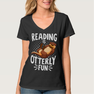 Camiseta Leitura de Lontra É Livro de Leitor de Lontra Dive