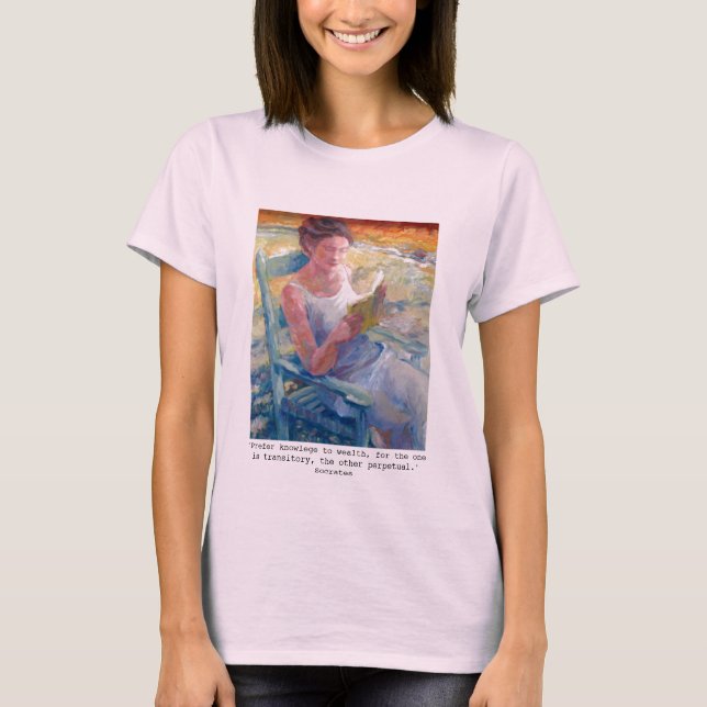 Camiseta Leitura de Mulher (Frente)