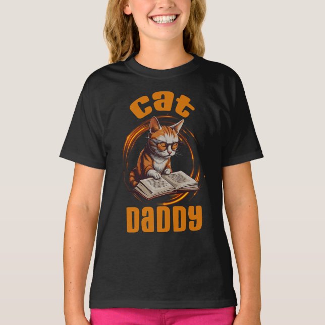 Camiseta Leitura de Pai Cat (Frente)