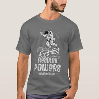 Camiseta Leitura De Potências Imaginação Leitura De Livros