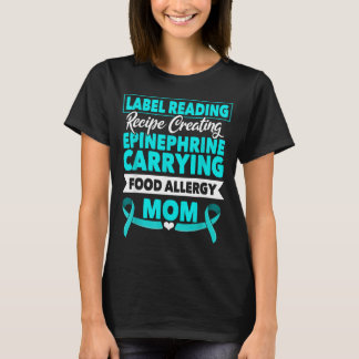 Camiseta Leitura de Rótulo Receita Criando Epinefrina Alime