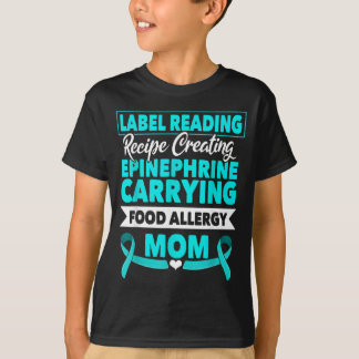 Camiseta Leitura de Rótulo Receita Criando Epinefrina Alime