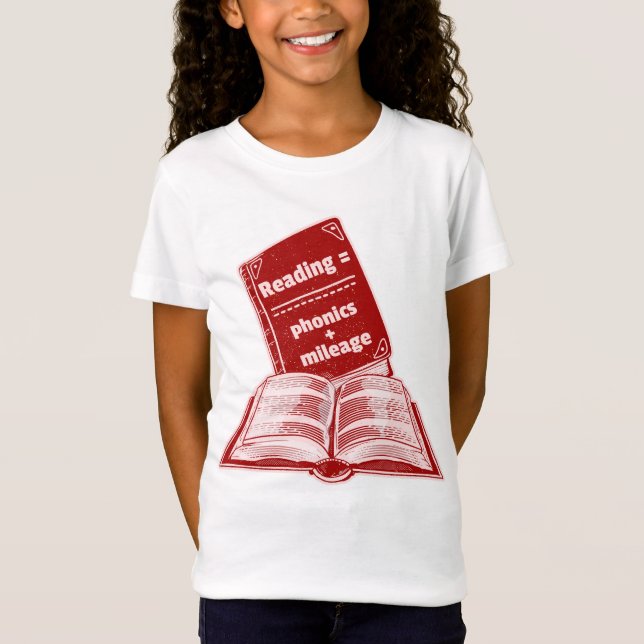 Camiseta Leitura de telefones de milhagem (Frente)