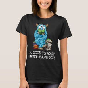 Camiseta Leitura de Verão 2023 Monster Cote Ler Bibliotecár
