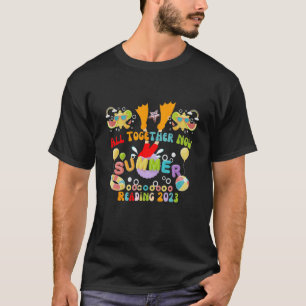 Camiseta Leitura de Verão Todos Juntos Agora 2023 Livro Gat