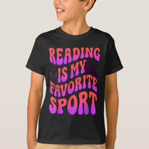 Camiseta Leitura descolada é esporte favorito amante de liv