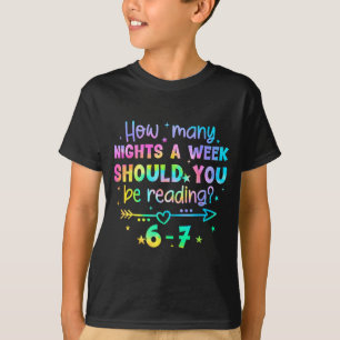 Camiseta Leitura Divertida 67 Professor Seis Sete Leitura 6