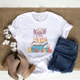 Camiseta Leitura do Axolotl Pun Bookworms do Cute Reader