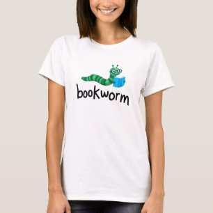Camiseta Leitura do Bookworm Bonito Amigo com Livro