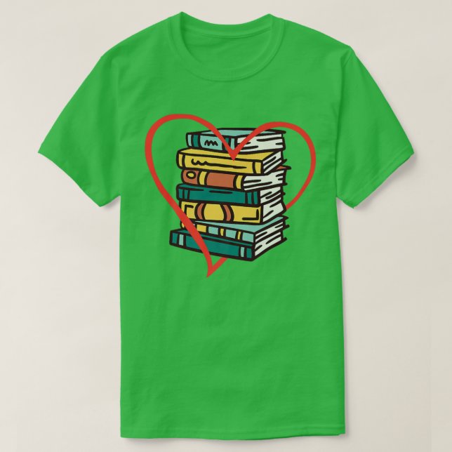 Camiseta Leitura do Bookworm de Leitura da Biblioteca do Li (Frente do Design)