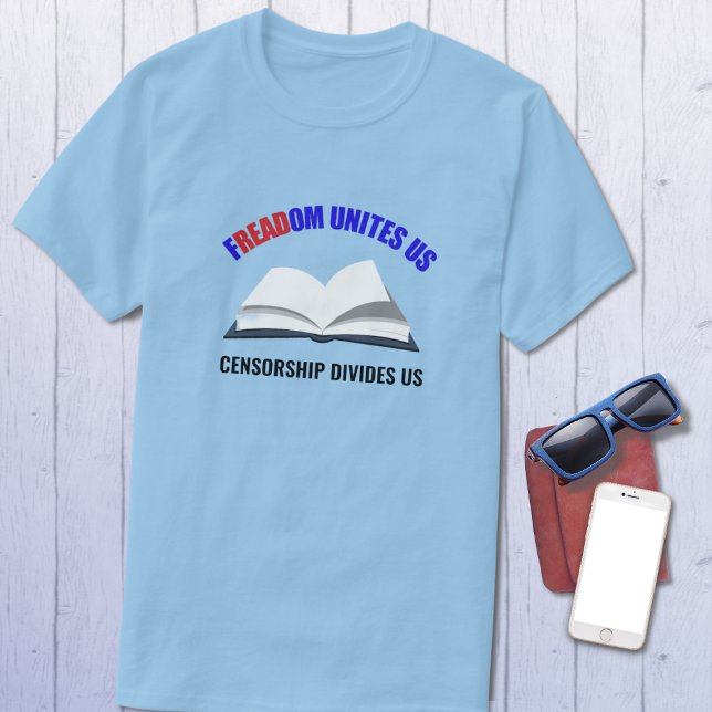 Camiseta Leitura do Livro Aberto da Liberdade (Criador carregado)