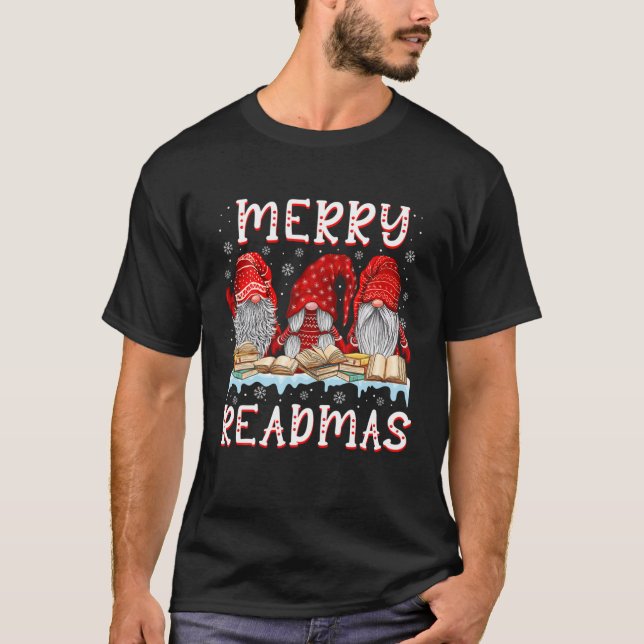 Camiseta Leitura do Livro de Leituras de felizes abre Natal (Frente)